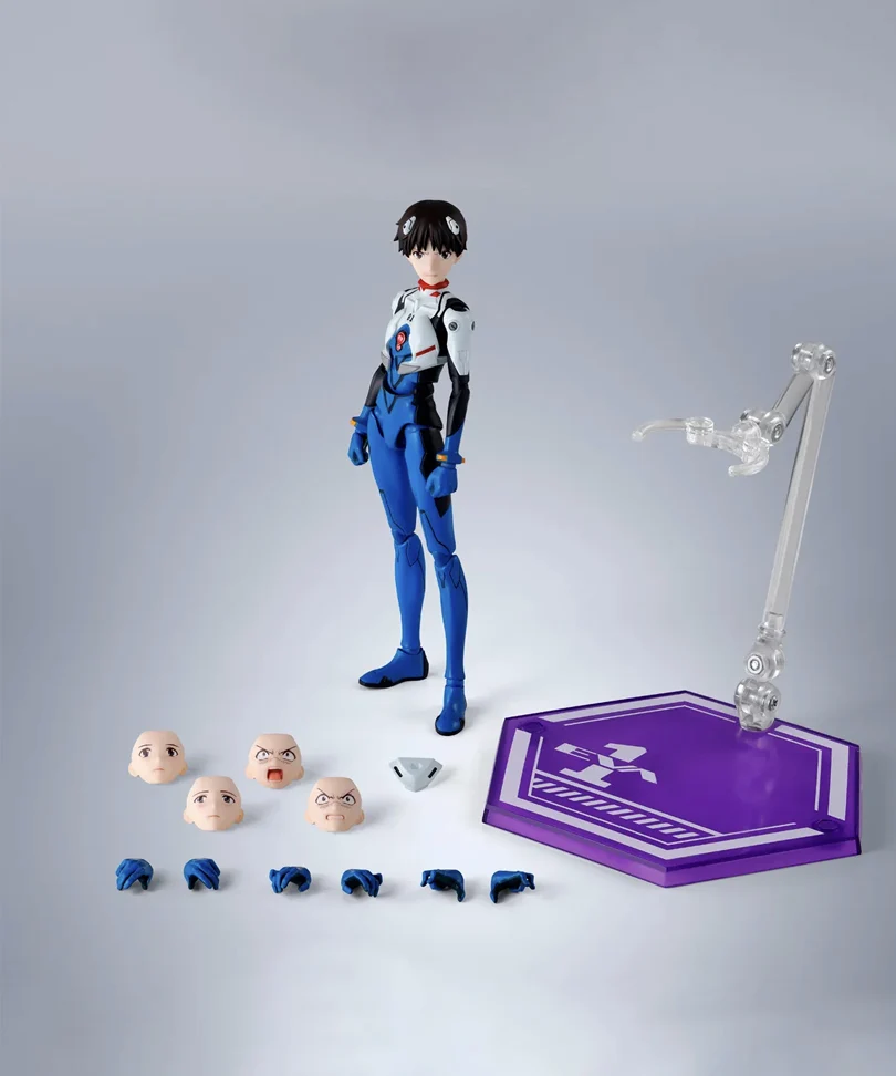 Neon Genesis Evangelion - Shinji Ikari - Action Figure S.H. Figuarts - immagine 2