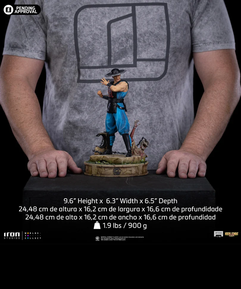 Mortal Kombat - Kung Lao - Statue Art Scale 1/10 25 cm - immagine 2