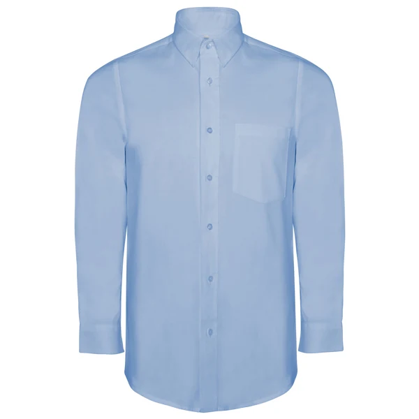 Camicia da Lavoro Maniche Lunghe OXFORD – Tessuto Oxford e Polsini a Doppio Bottone - immagine 2