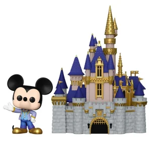 Cinderella Castle and Mickey Mouse Cinderella Castle and Mickey Mouse