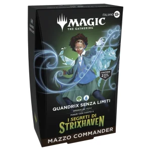 Magic: The Gathering – I Segreti di Strixhaven (Quandrix Senza Limiti) Mazzo Commander ITA Magic: The Gathering – I Segreti di Strixhaven (Quandrix Senza Limiti) Mazzo Commander ITA