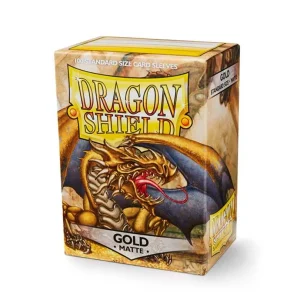 Dragon Shield – Standard Sleeves – Matte Gold (100 Sleeves) Dragon Shield – Standard Sleeves – Matte Gold (100 Sleeves)