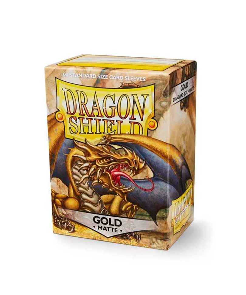 Dragon Shield - Standard Sleeves - Matte Gold (100 Sleeves)