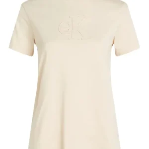 Calvin Klein T Shirt Donna Ck Applique Reg