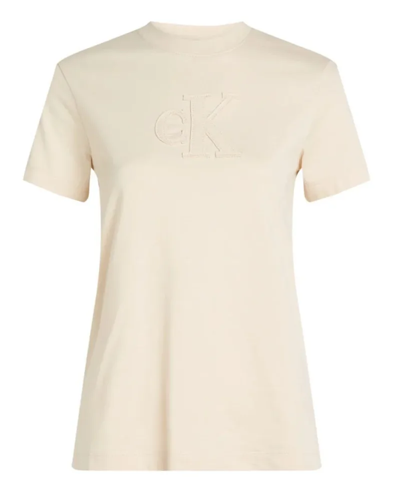 Calvin Klein T Shirt Donna Ck Applique Reg