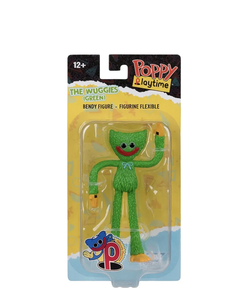 Poppy Playtime – Green Huggy Wuggy - Bendables Figure 12cm - immagine 2