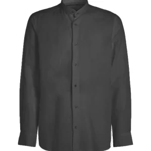 Calvin Klein Camicia Uomo Linen Stand Up Calvin Klein Camicia Uomo Linen Stand Up