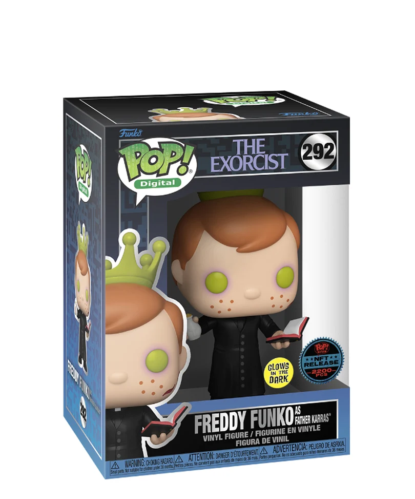 Freddy Funko as Father Karras (Glows in the Dark)