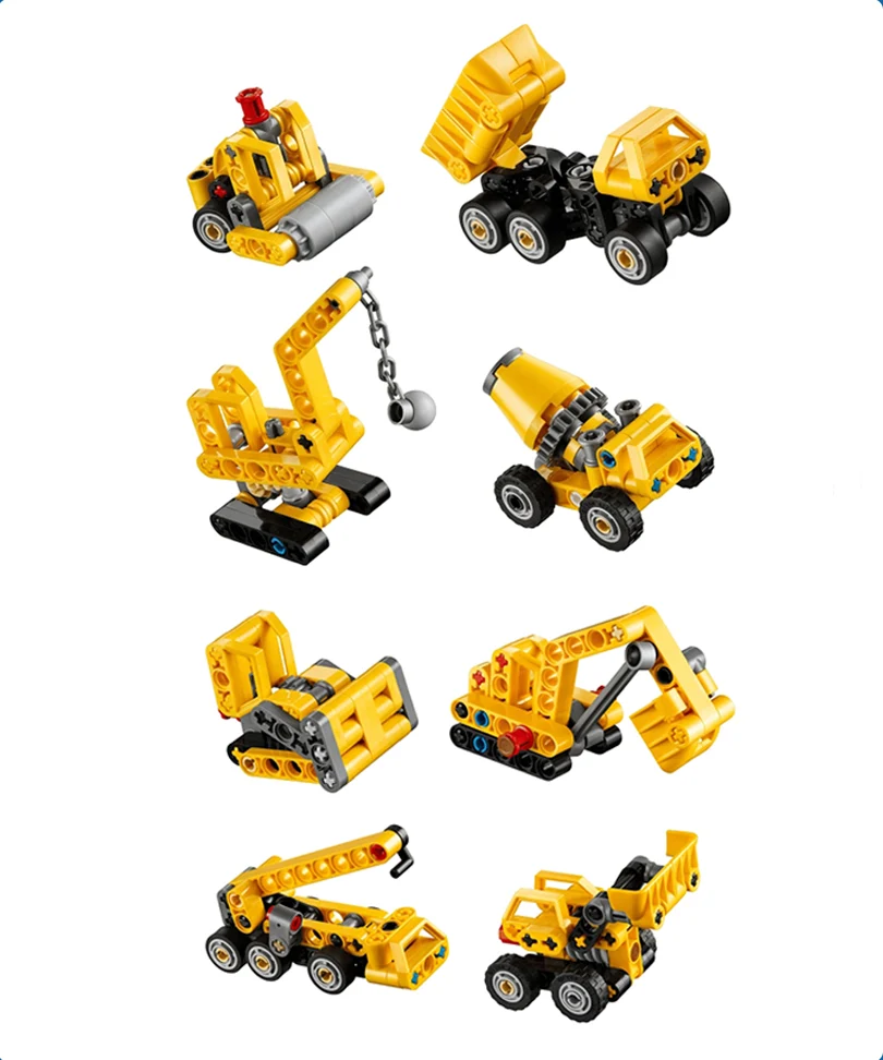 Set 8 Minifigures Serie 1 Mighty Machines