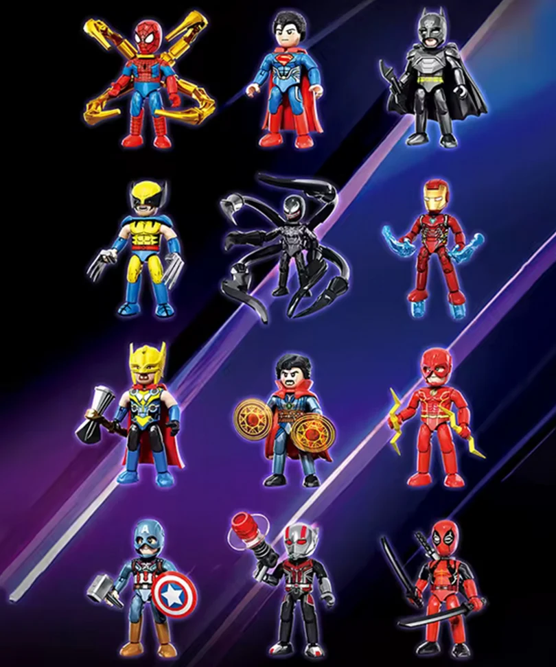 Wangao Super Heroes – Marvel Buildable Figures (Blind Box) - immagine 2