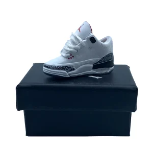 Jordan 3 white cement – Mini Scarpe da Collezione