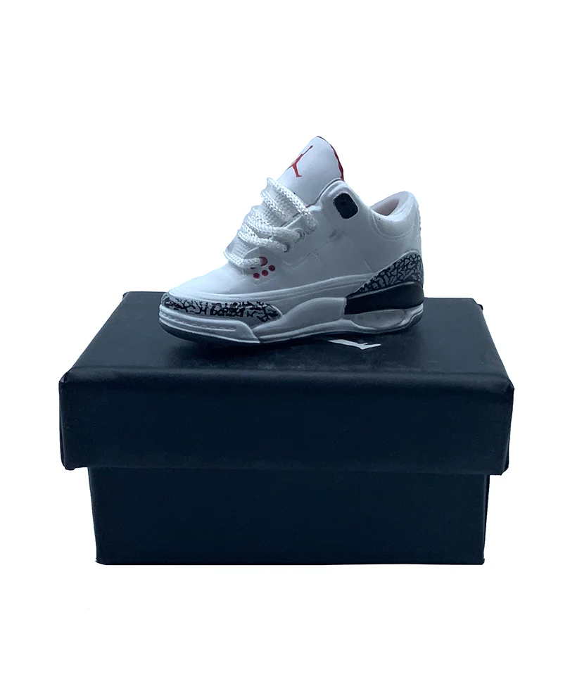 Jordan 3 white cement - Mini Scarpe da Collezione