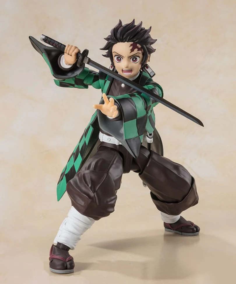 Demon Slayer: Kimetsu no Yaiba - Tanjiro Kamado - Action Figure S.H. Figuarts 14 cm - immagine 3