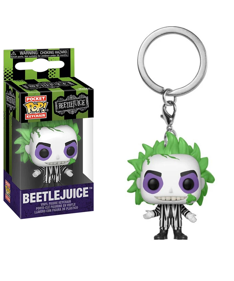 Beetlejuice Keychain