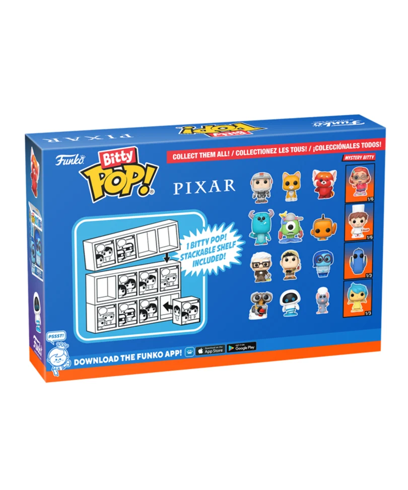 Wall-E with Fire Extinguisher / Eve / Remy / Mystery Bitty (4-Pack) - immagine 2