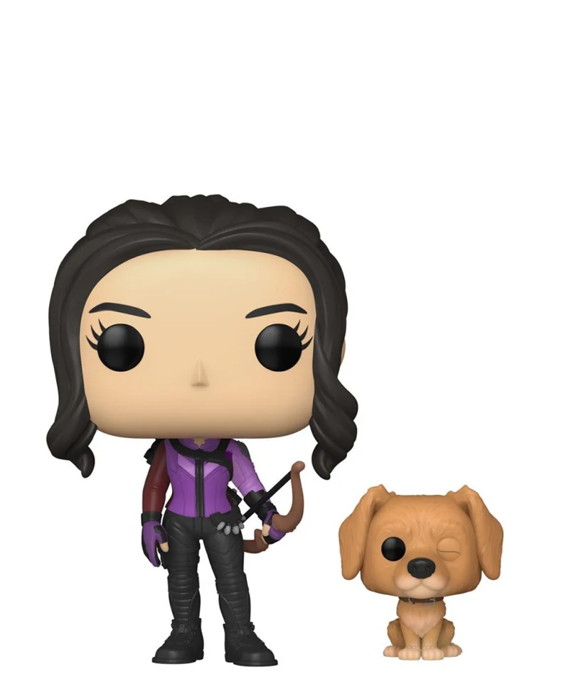Kate Bishop with Lucky the Pizza Dog