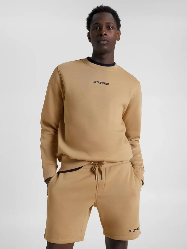 Tommy Hilfiger Felpa Uomo Girocollo Monotype - immagine 2