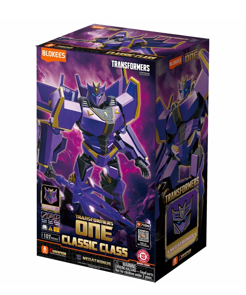 Transformers Blokees Plastic Model Kit Classic Class Megatronus