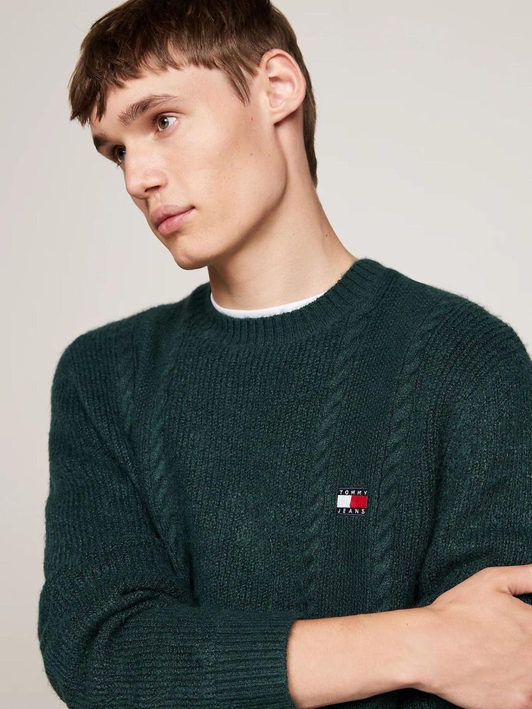 Tommy Hilfiger Maglia Uomo Slim Cable Knit - immagine 2