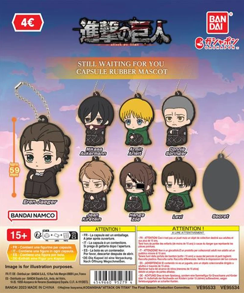 Attack on Titan Gashapon Capsule - Still Waiting For You - immagine 2