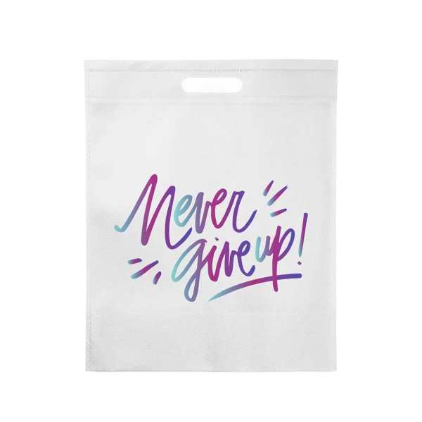 Shopper Sublimabile in TNT 80 g/m² – Manici Fustellati Rinforzati e Finitura Termosaldata Shopper Sublimabile in TNT 80 g/m² – Manici Fustellati Rinforzati e Finitura Termosaldata