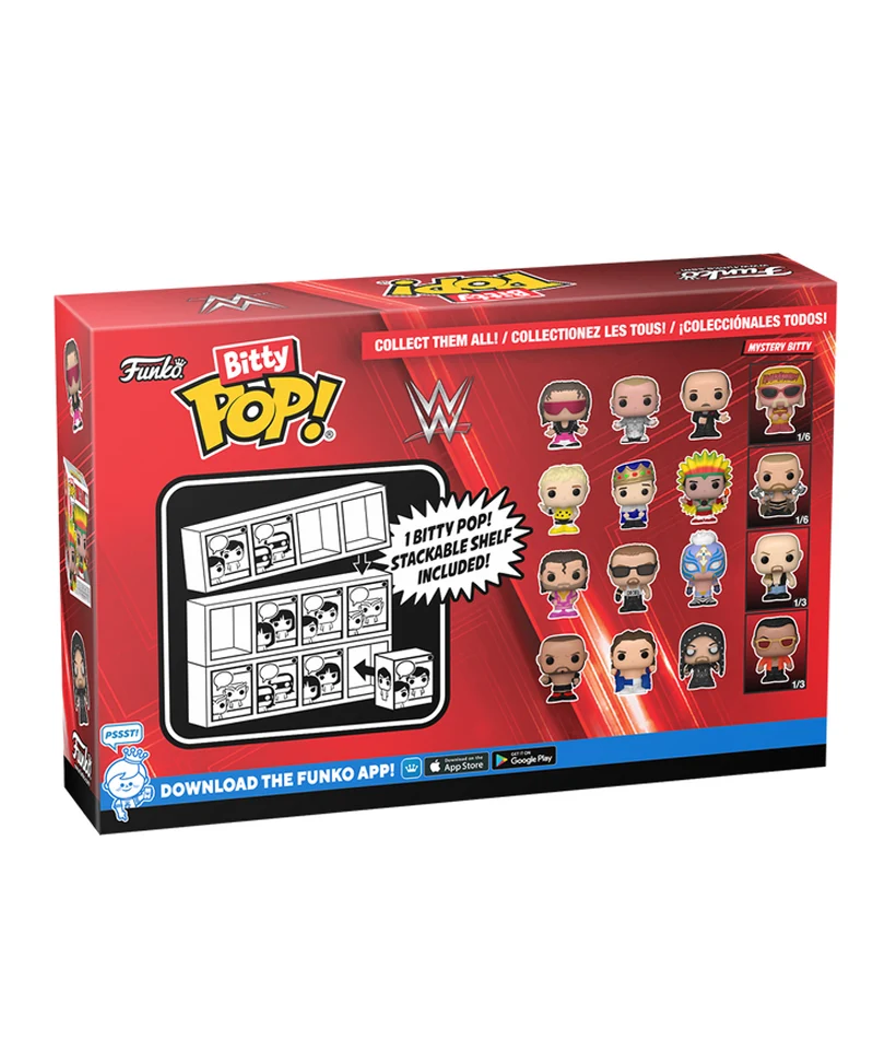 Dusty Rhodes / Jerry Lawler / Ricky “The Dragon” Steamboat / Mystery Bitty (4-Pack) - immagine 2