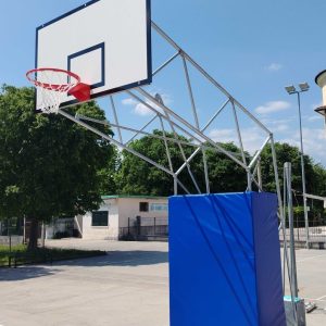 Coppia Protezioni Frontali Antinfortunistiche per Impianto Basket a Traliccio – Art. 4402 – Compatibile Art. 4251