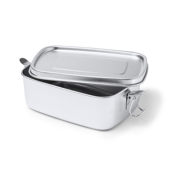 Cestino Pranzo in Acciaio Inox 304 con Fibbie di Sicurezza 1,2L