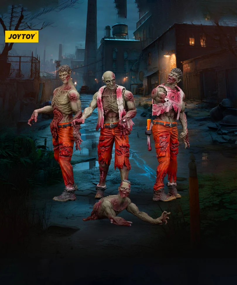 Zombie Dark Source – Action Figures 4-Pack Mechanic Team 8 cm