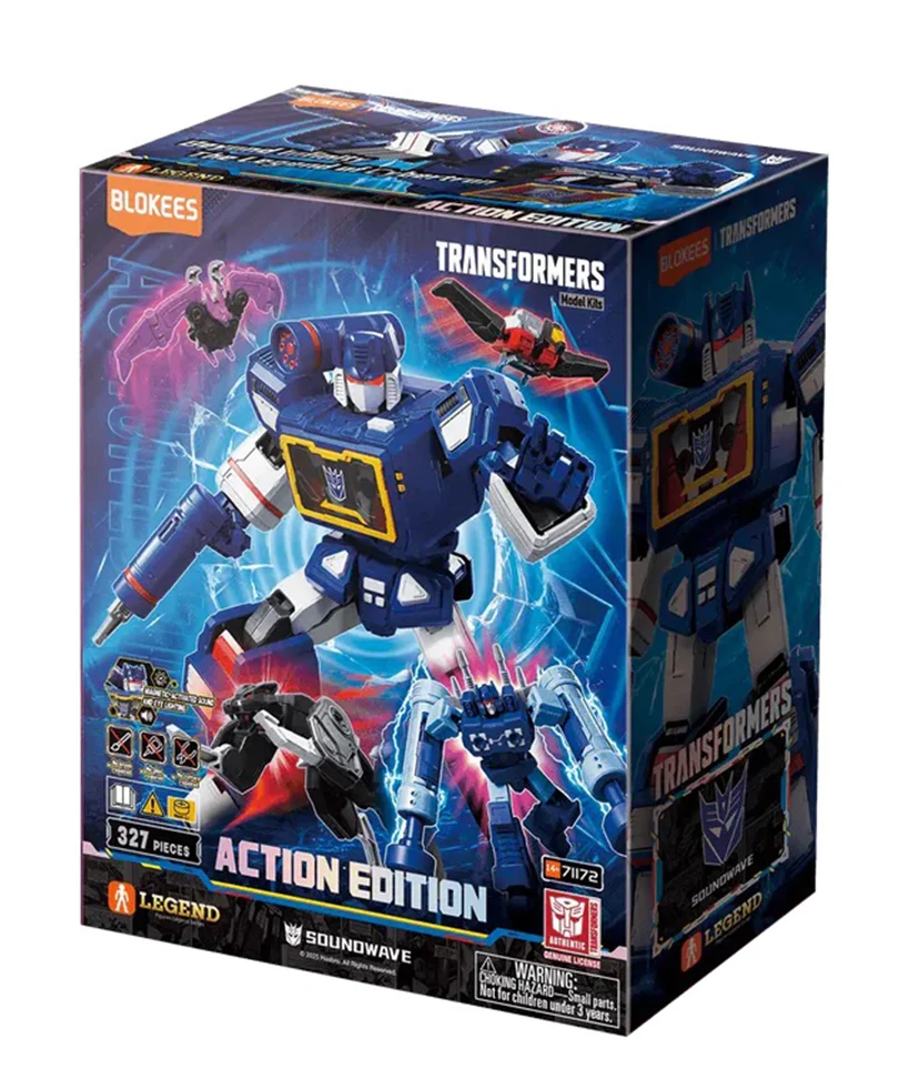 Transformers Blokees Plastic Limited Model Kit Soundwave