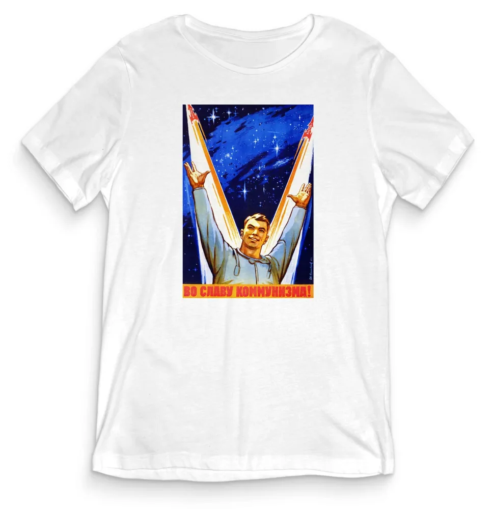 TeesBlitz Collection T-Shirt maglia Vostok 1-2 Timeless Space SPACE001 - immagine 2