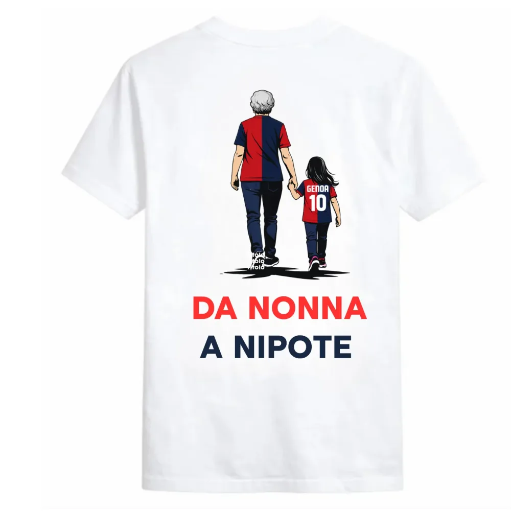 T-shirt Genoa "La Passione si Tramanda" | Rossoblù Famiglia - immagine 3