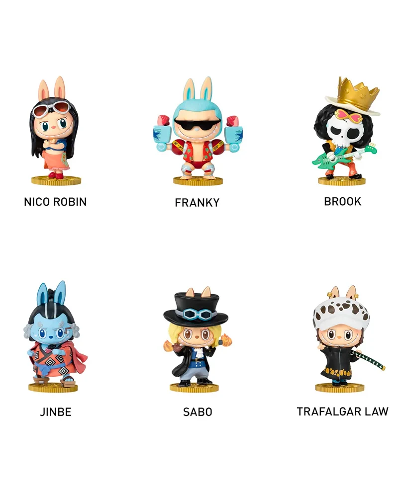The Monsters Labubu × One Piece Series Figures Blind Box - Pop Mart Official Figure - immagine 3