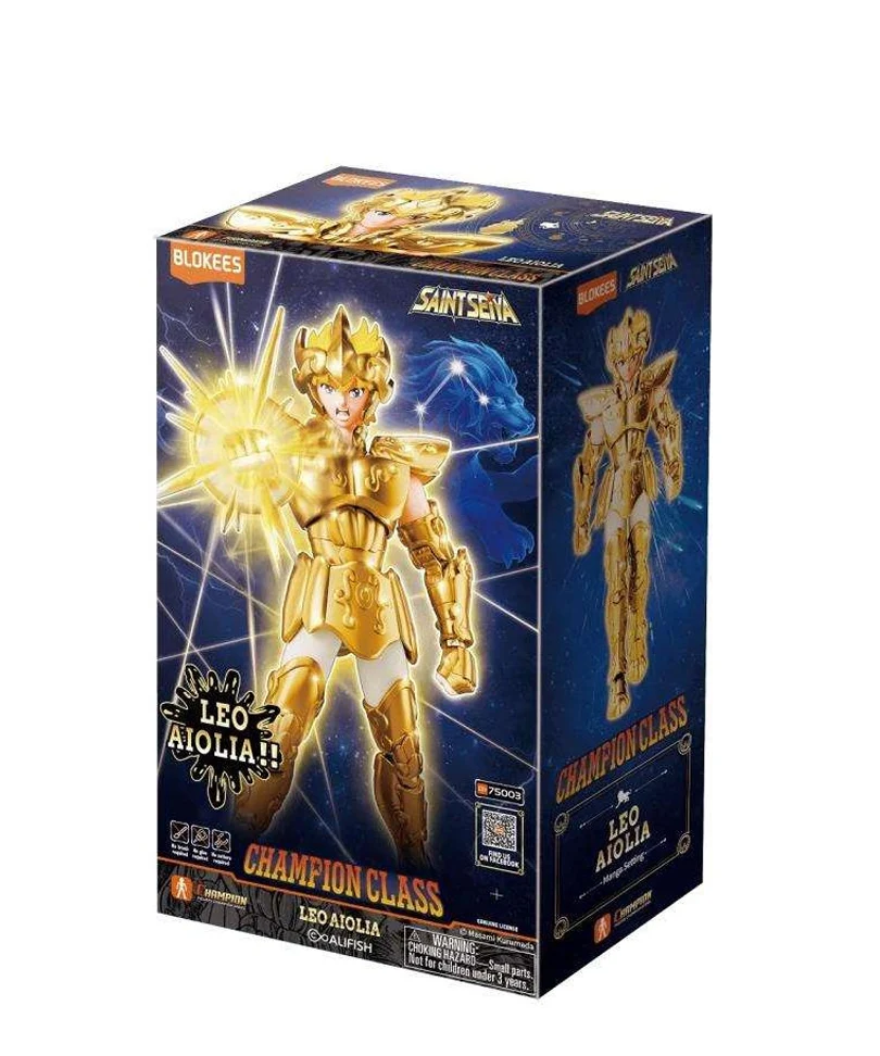 Saint Seiya Blokees Plastic Model Kit Champion Class Leo Aiolia 02