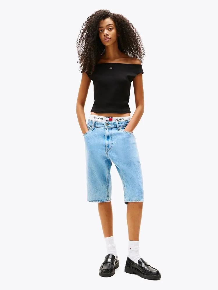 Tommy Hilfiger T Shirt Donna Boat Neck Top - immagine 2