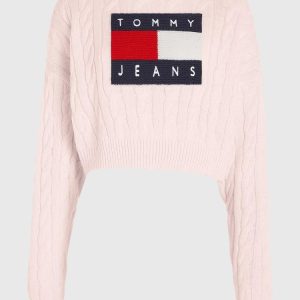 Tommy Hilfiger Maglia Donna Center Flag