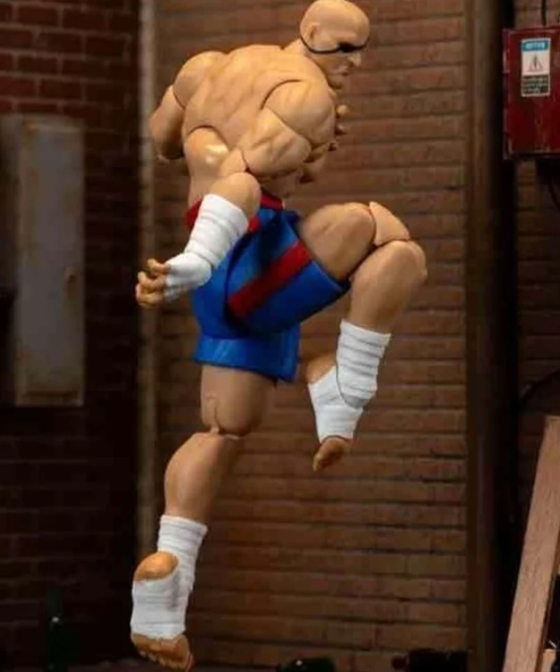 Street Fighter II: Sagat - Action Figure Deluxe in Scala 1:12 - immagine 3
