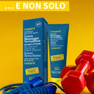 LEOPARD Sport CREMA MASSAGGIO TERMOATTIVA anche Sport al Freddo Pre & Post Attività LEOPARD Sport CREMA MASSAGGIO TERMOATTIVA anche Sport al Freddo Pre & Post Attività
