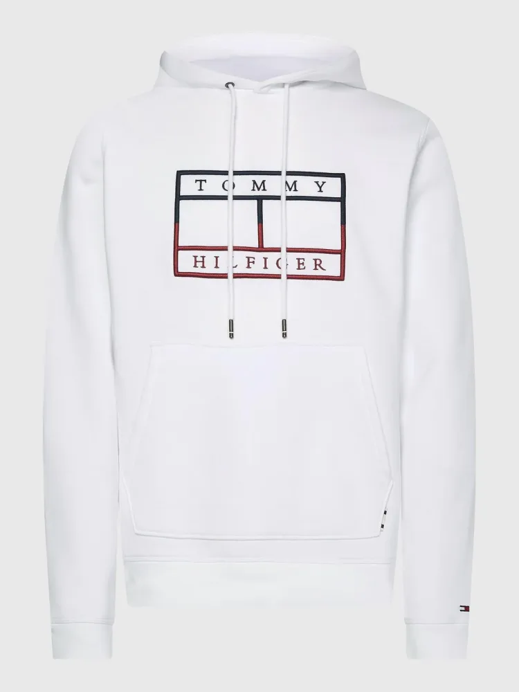 Tommy Hilfiger Felpa Uomo Flag Outline