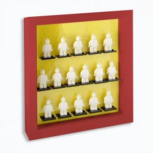 Display Organizer Small 25X25 per LEGO Minifigures Telaio Rosso Display Organizer Small 25X25 per LEGO Minifigures Telaio Rosso