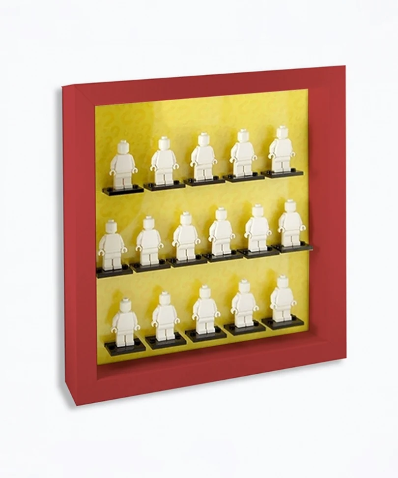 Display Organizer Small 25X25 per LEGO Minifigures Telaio Rosso
