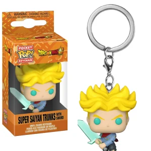 Super Saiyan Trunks with Sword Keychain Super Saiyan Trunks with Sword Keychain