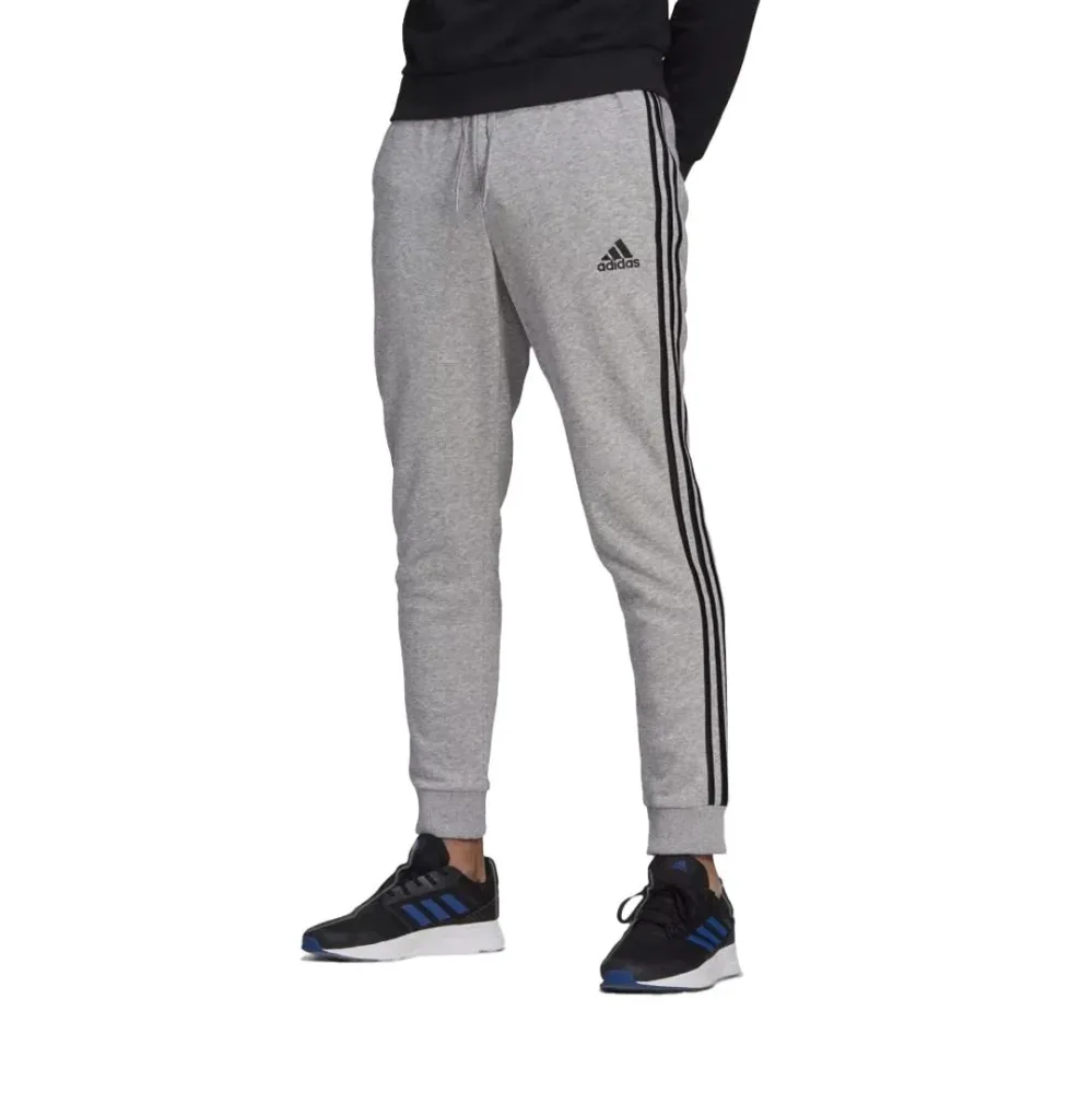 Pantaloni Essentials Fleece 3 Stripes Uomo - immagine 2