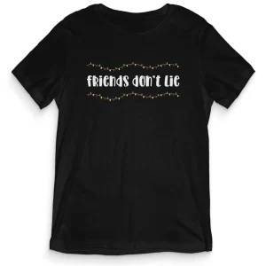 TeesBlitz tee175 – T-Shirt Divertente – Friends don’t lie TeesBlitz tee175 – T-Shirt Divertente – Friends don’t lie