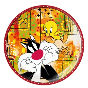 Looney Toones – 19cm Plate – Syvester & Tweety Looney Toones – 19cm Plate – Syvester & Tweety
