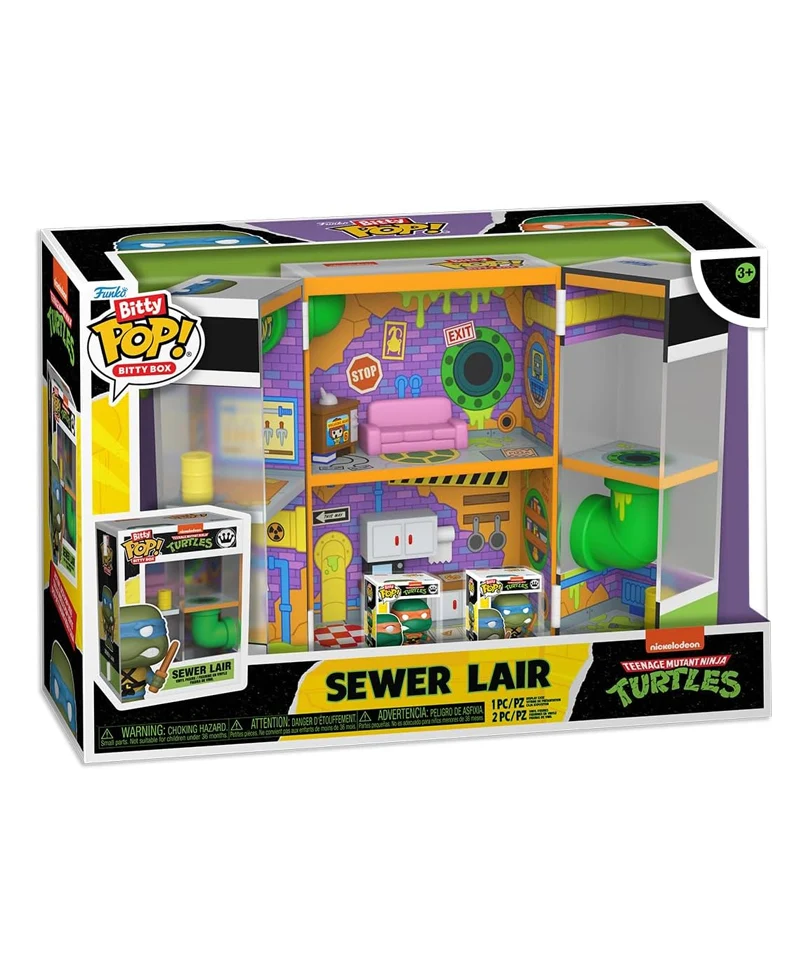 Teenage Mutant Ninja Turtles – Leonardo / Michelangelo – Sewer Lair