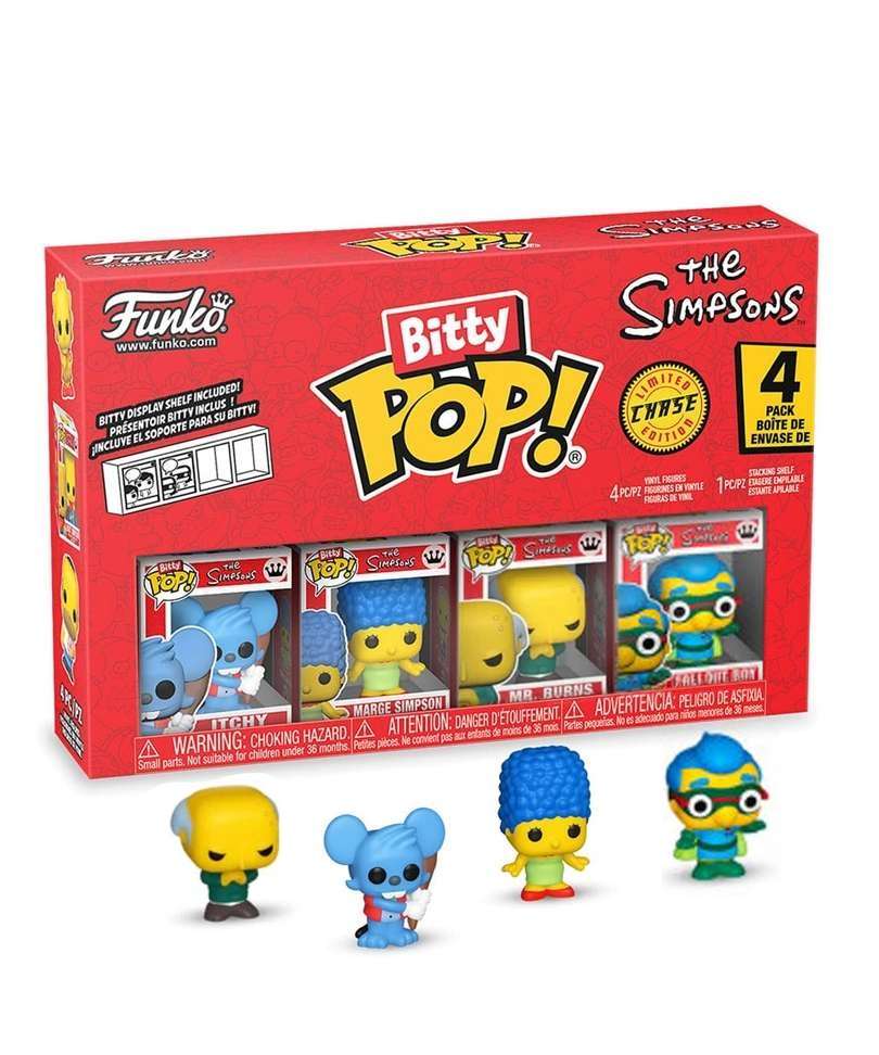 Itchy / Marge Simpson / Mr. Burns / Fallout Boy (4-Pack)