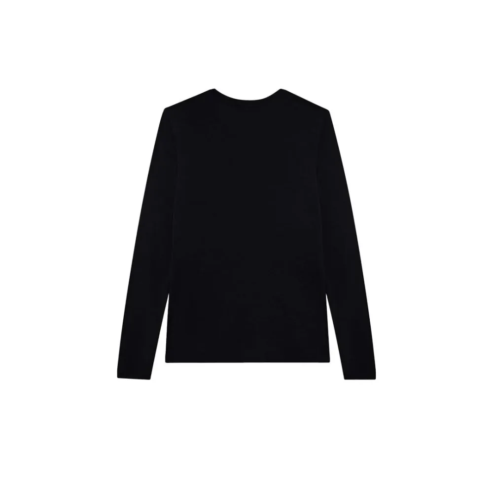 Maglia Maniche Lunghe Con Grafica Metallizzata Donna - immagine 2