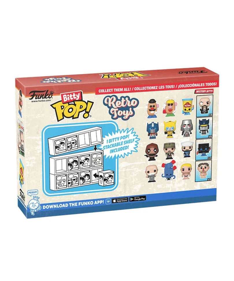 Mr. Potato Head / Mrs. Potato Head / Play-Doh Container / Mystery Bitty (4-Pack) - immagine 2