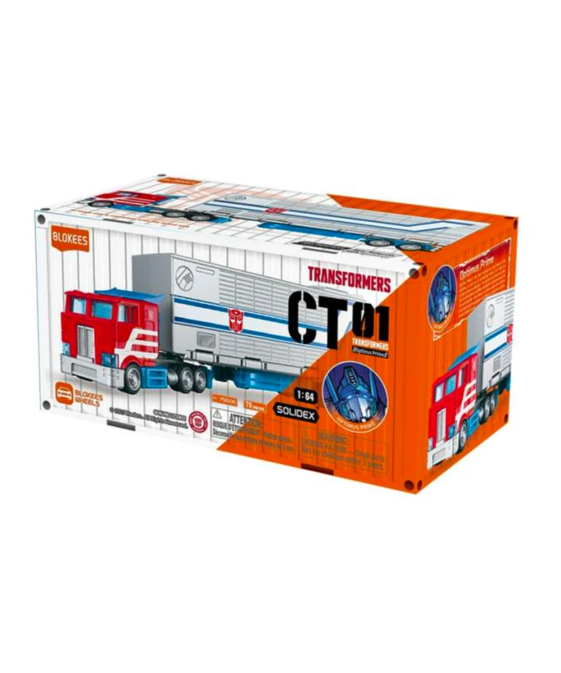 Transformers Blokees Plastic Model Kit Wheels Optimus Prime Ct01